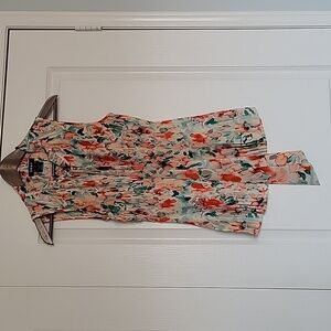 DKNY Pleated Tank Style Dress Top